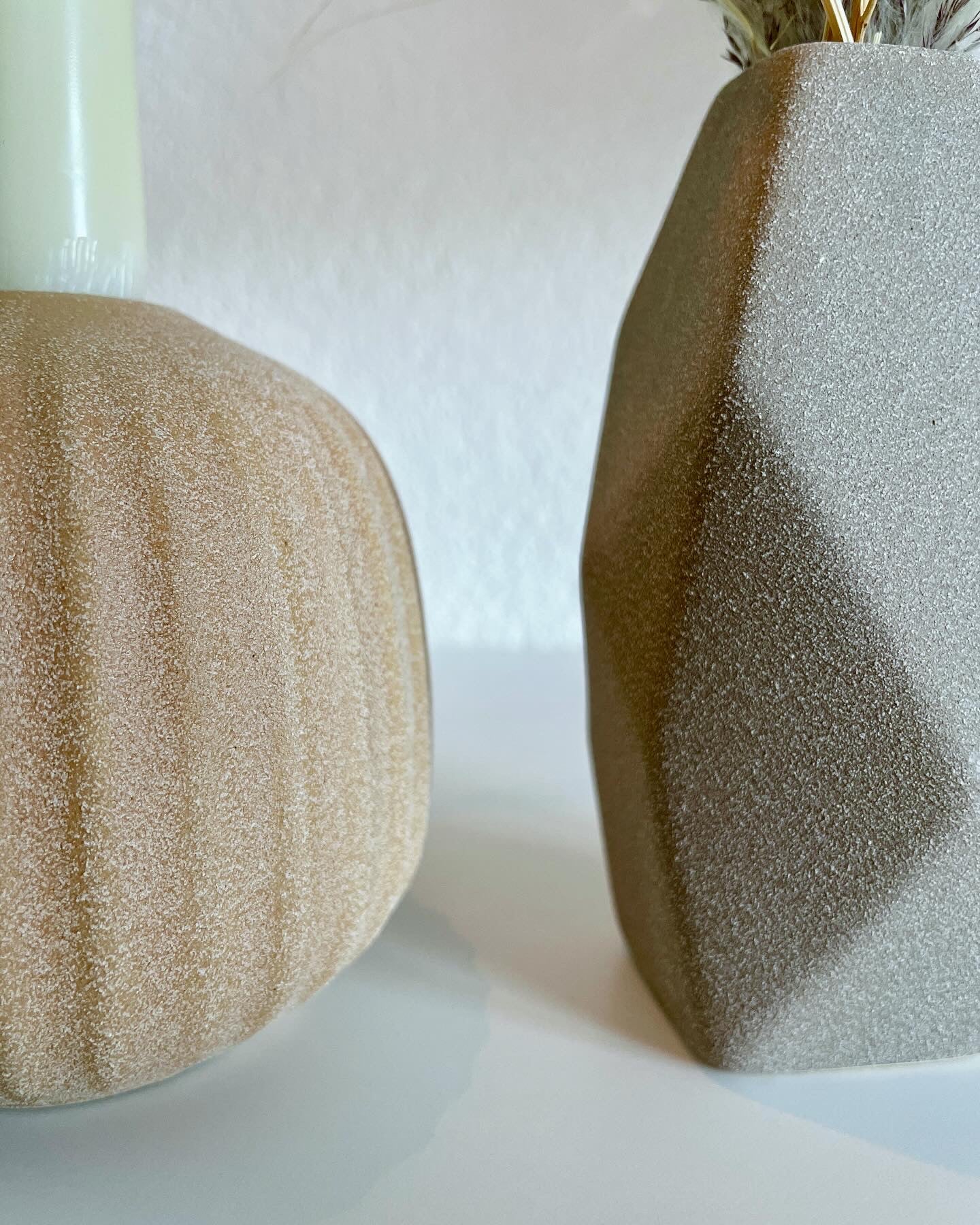 Vase - Kerzenhalter Set