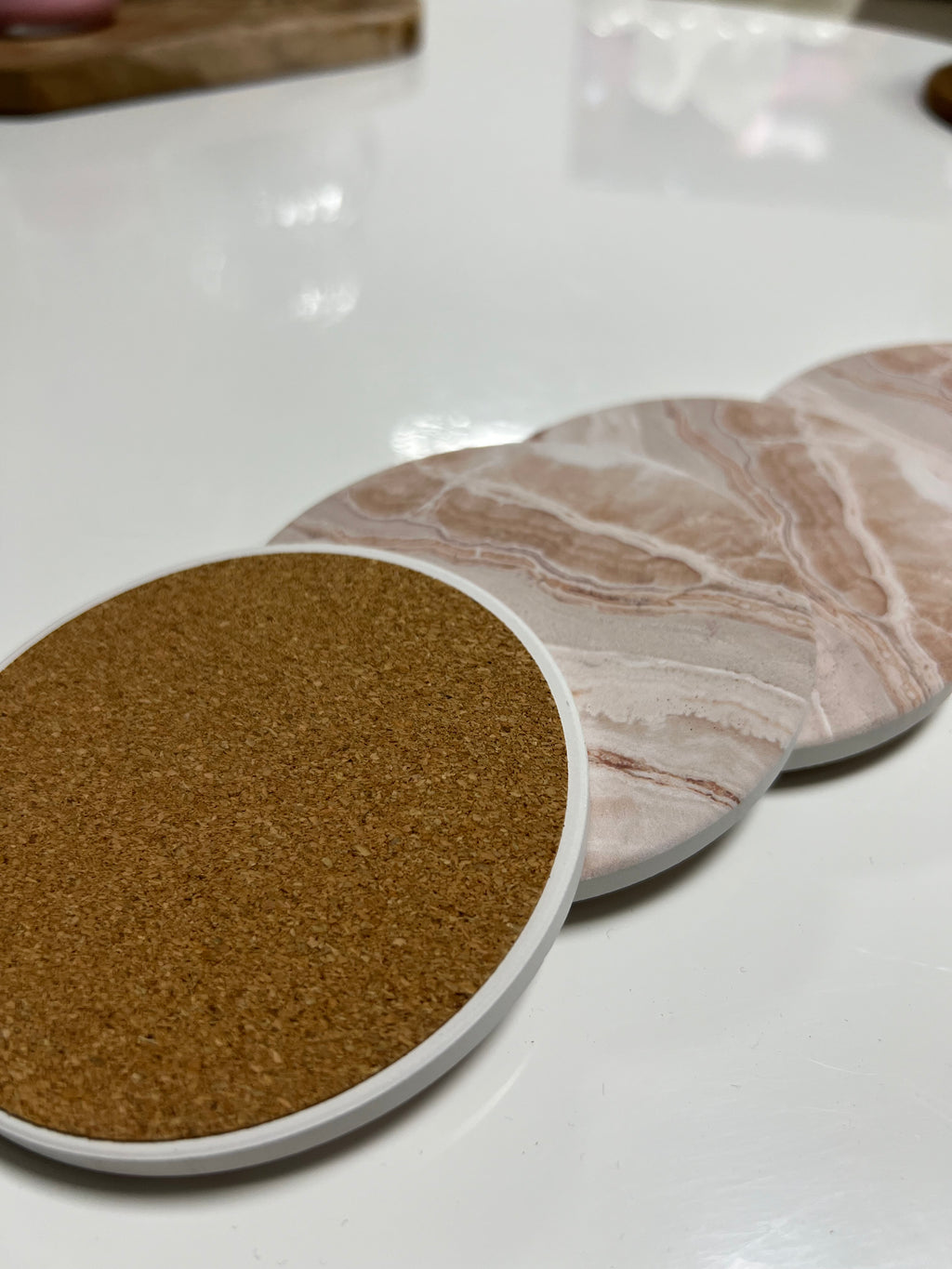 Untersetzer - Marmor 6er Set