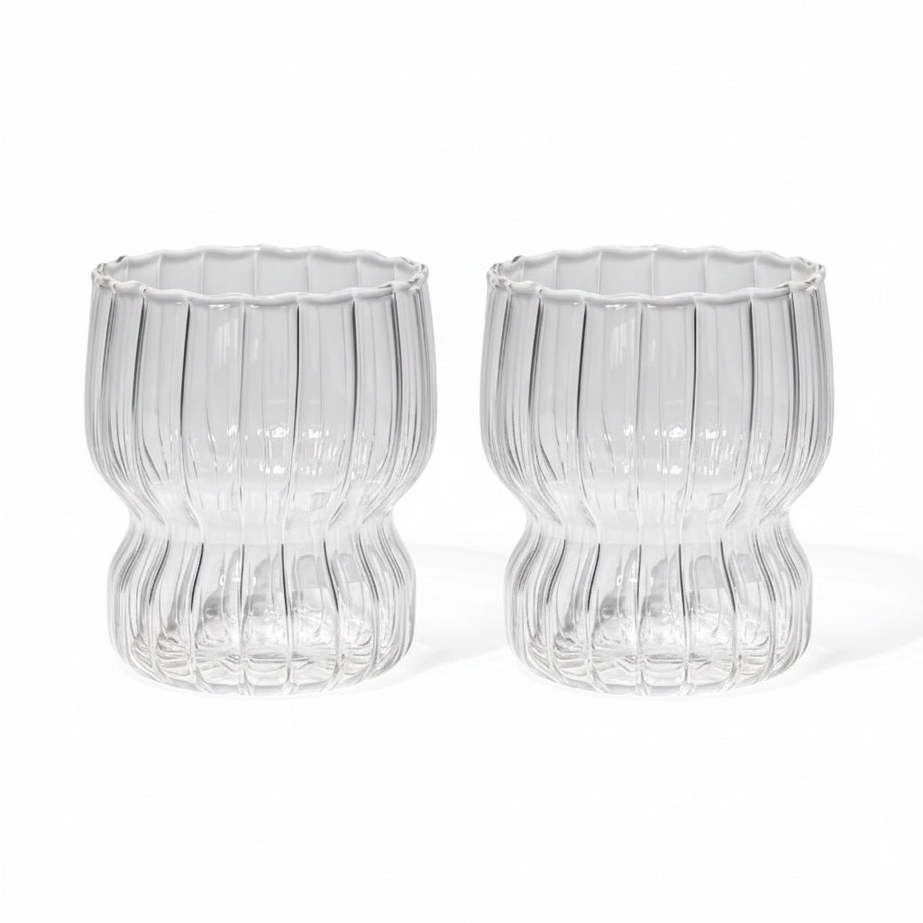 Glas "Ripped - curvy"