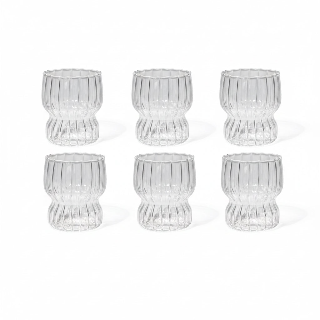 Glas "Ripped - curvy"