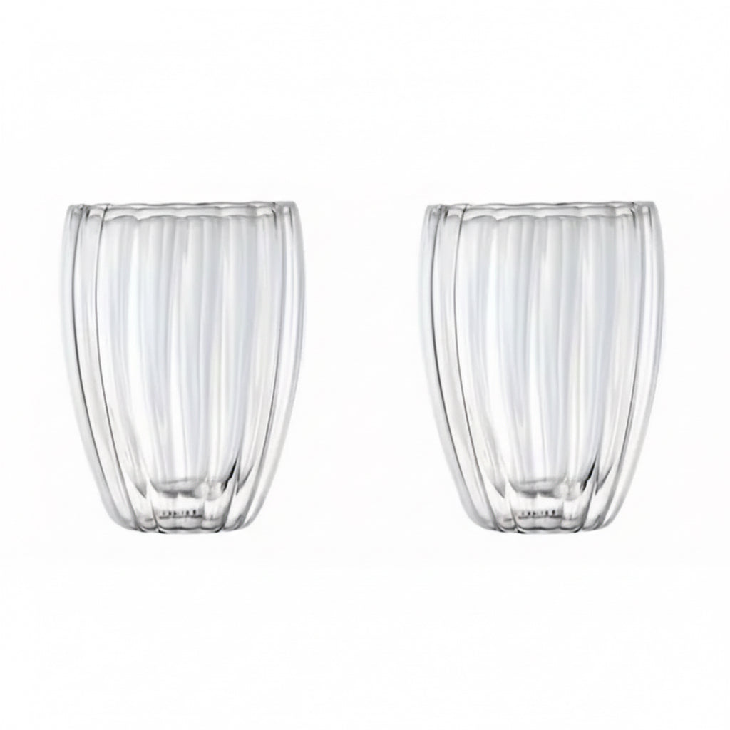 Glas "Riffle" doppelwandig