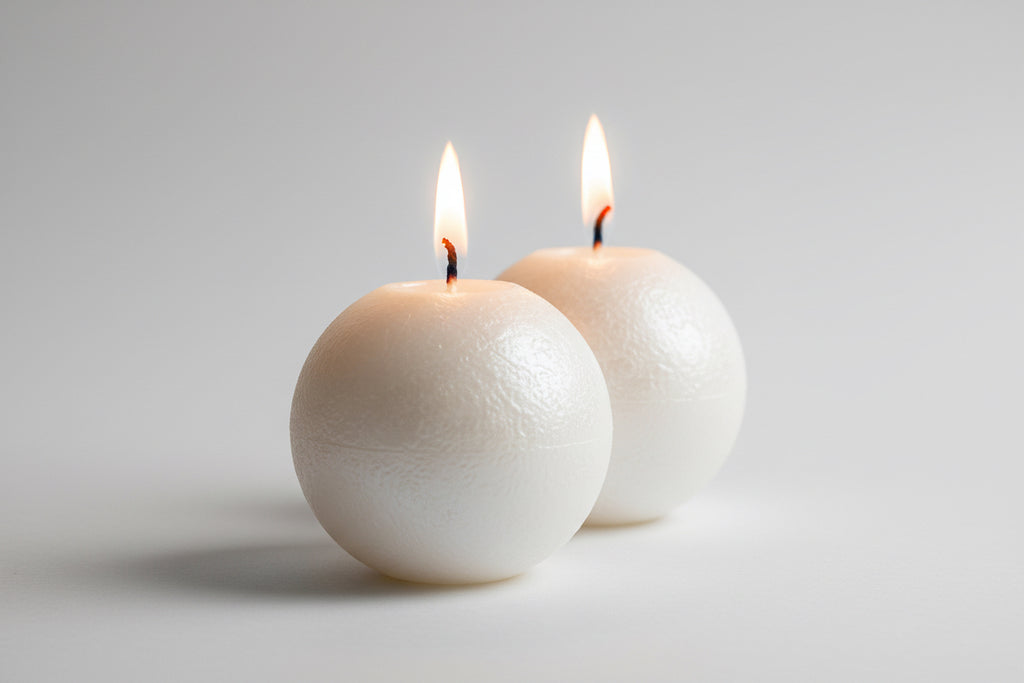 Kugelkerze- Rustik Shine ⌀76mm