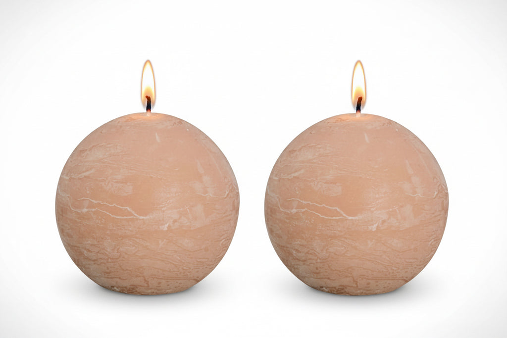 Kugelkerze- Rustik Shine ⌀76mm