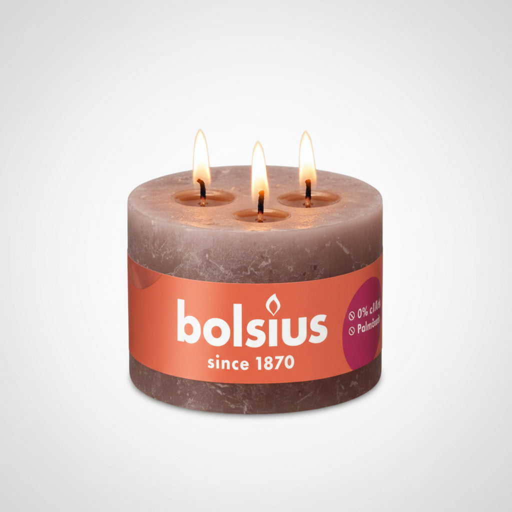 3-Docht Kerze ⌀140 x 90mm