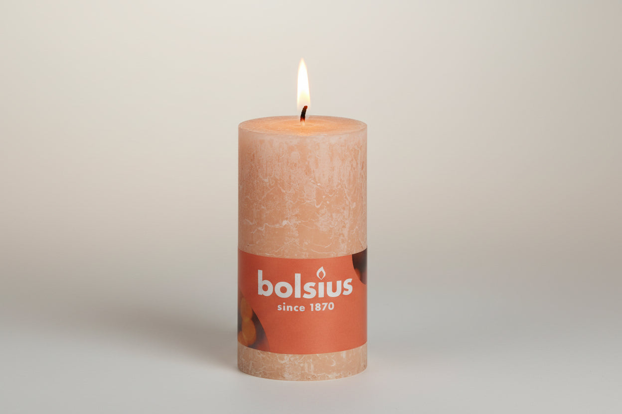 Stumpenkerzen - Rustik Shine ⌀68 x 130mm