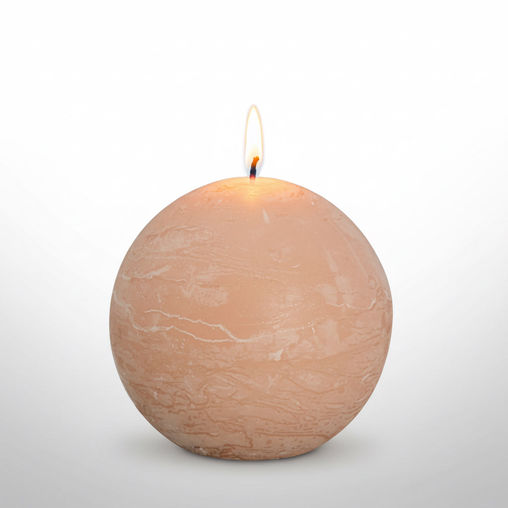 Kugelkerze- Rustik Shine ⌀76mm