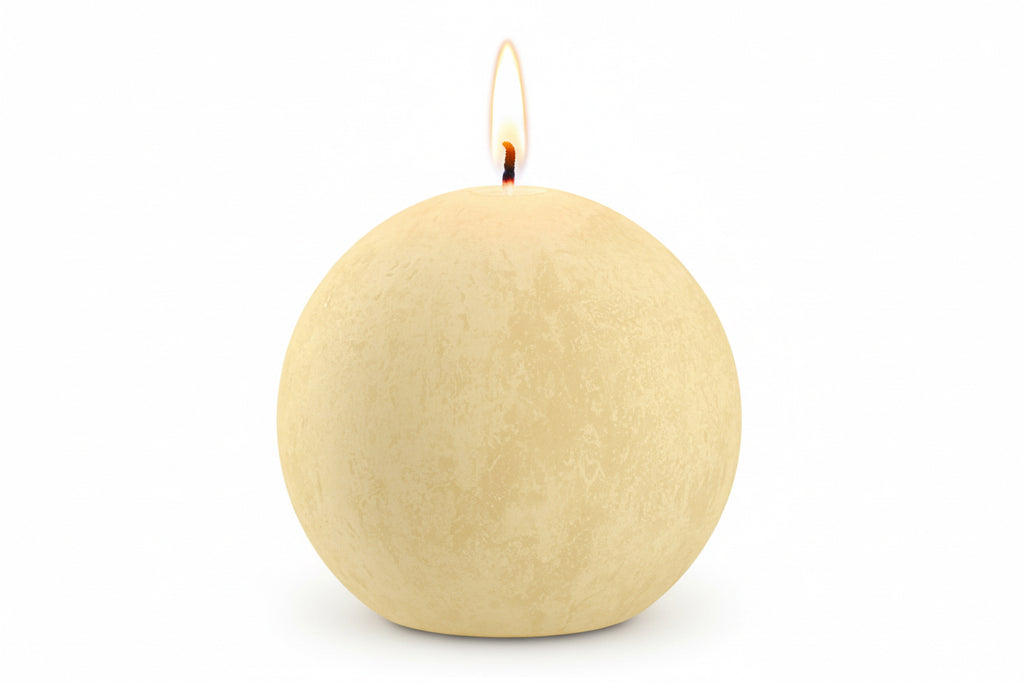 Kugelkerze- Rustik Shine ⌀76mm